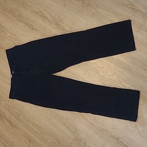 Everlane black corduroy high waisted pants